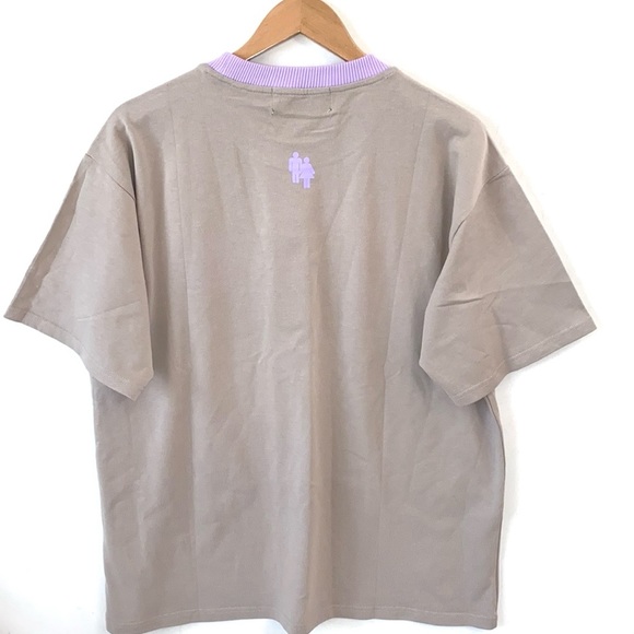 (A8) NEW Homme + Femme Crewneck Short Sleeve tee shirt, Size Large, NWOT - Picture 5 of 7